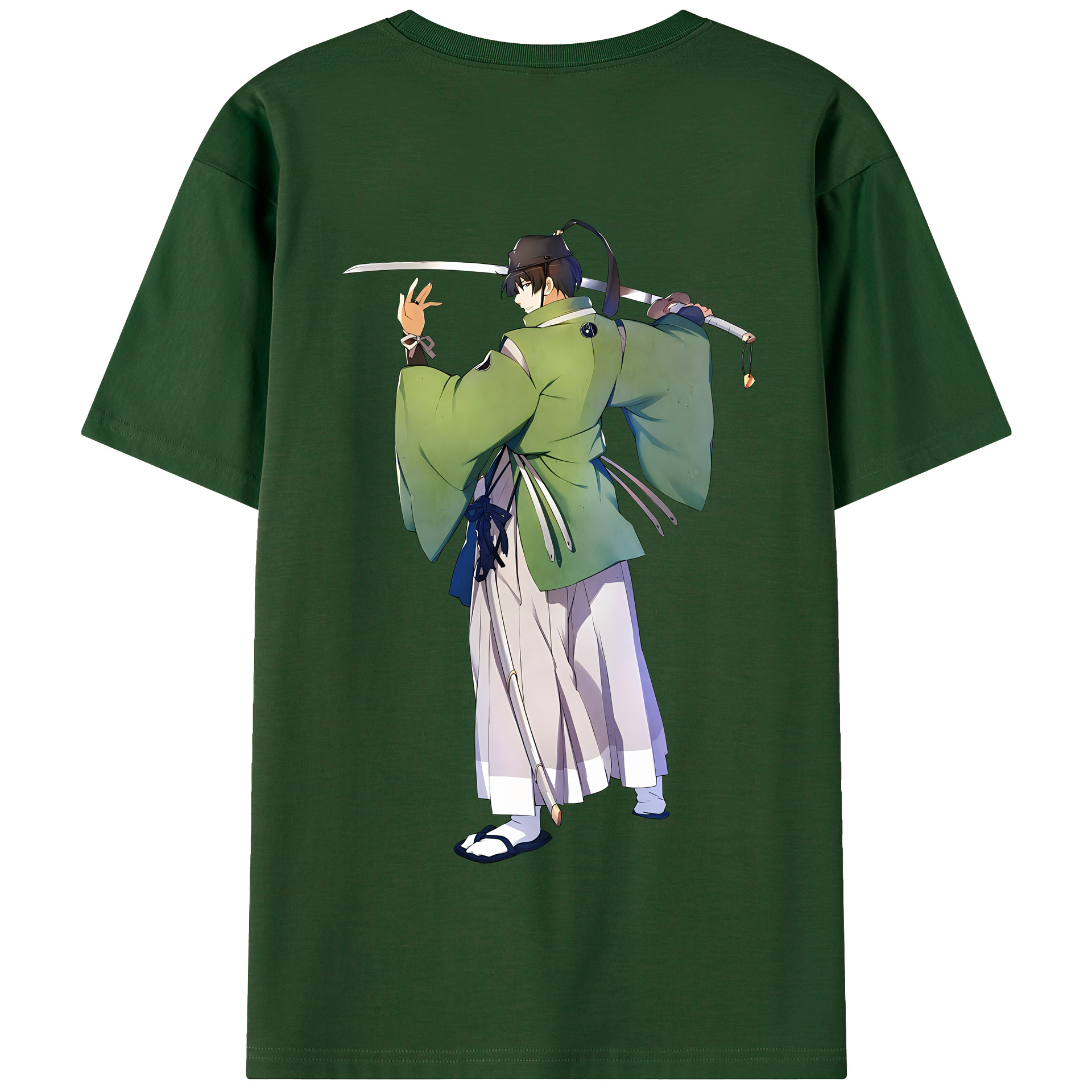 （画像用） 刀剣乱舞 Touken Ranbu 綿100％半袖Tシャツ（背面プリント）